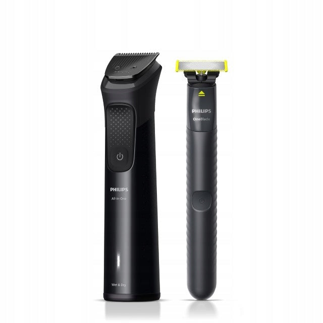 Trimmer men's shaver 25 in 1 + Oneblade face hair body Philips MG9690/30 Dominant color black