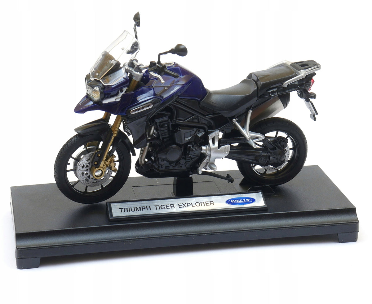 Triumph Tiger Explorer 1:18 Scale Model WELLY Manufacturer code 202571