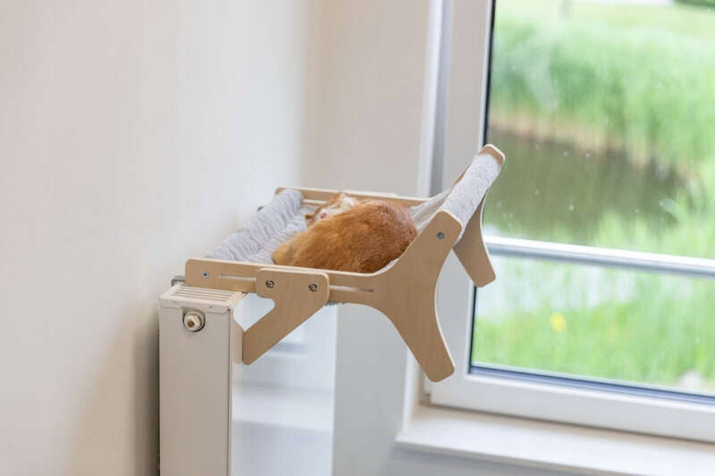 Trixie Cat hammock wood/plush 47x24x38cm freestanding Manufacturer code 43204