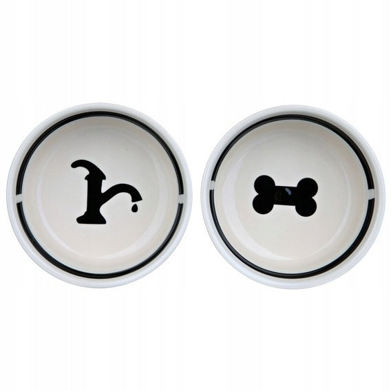 Trixie Ceramic Bowl Set for Dog Eat on Feet + Stand 0,25l / 13 cm Manufacturer code TX-24640