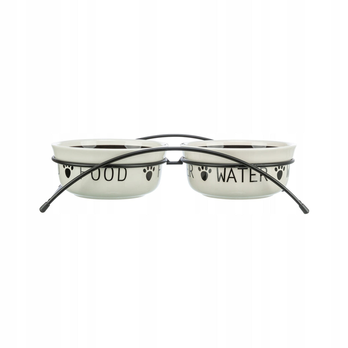 Trixie Dog Ceramic Bowl Set on Stand Eat on Feet 2 x 0.6 l Manufacturer code 24641