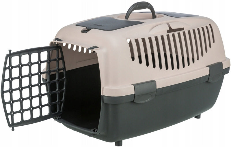 Trixie Transporter Capri 2 for dog dark grey/pink XS-S: 37x34x55cm Brand Trixie