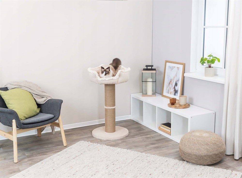 Trixie scratching post with cat bed Boho beige 50 x 83 cm high Packaging status original