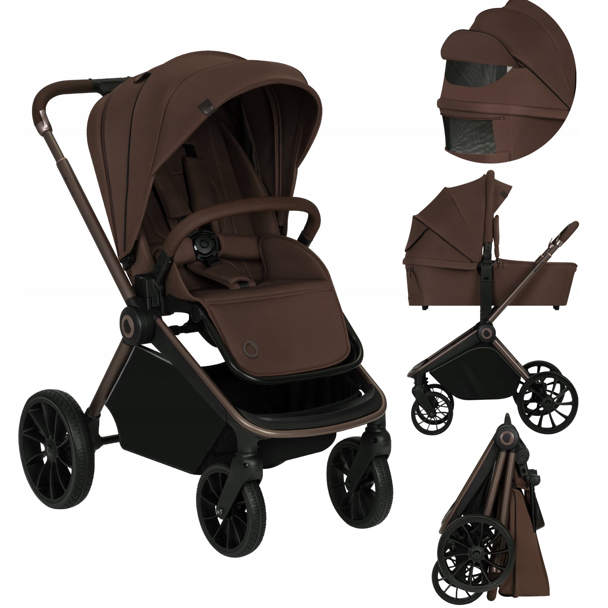 Trolley 2in1 LIONELO MIKA PLUS Mocha Mousse