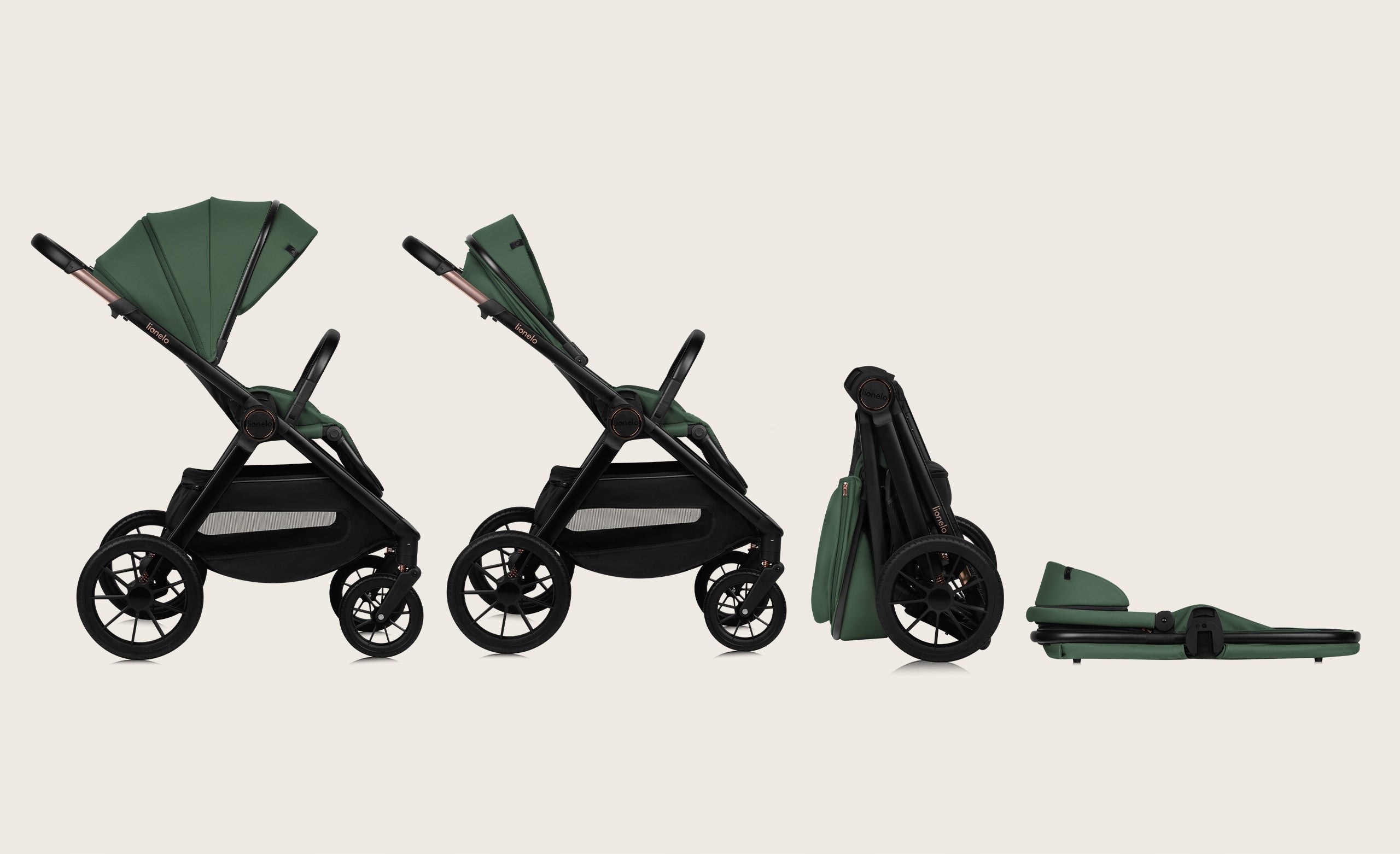 Trolley 2in1 Lionelo Layla Green Forest Manufacturer code LO-LAYLA 2IN1 GREEN FOREST