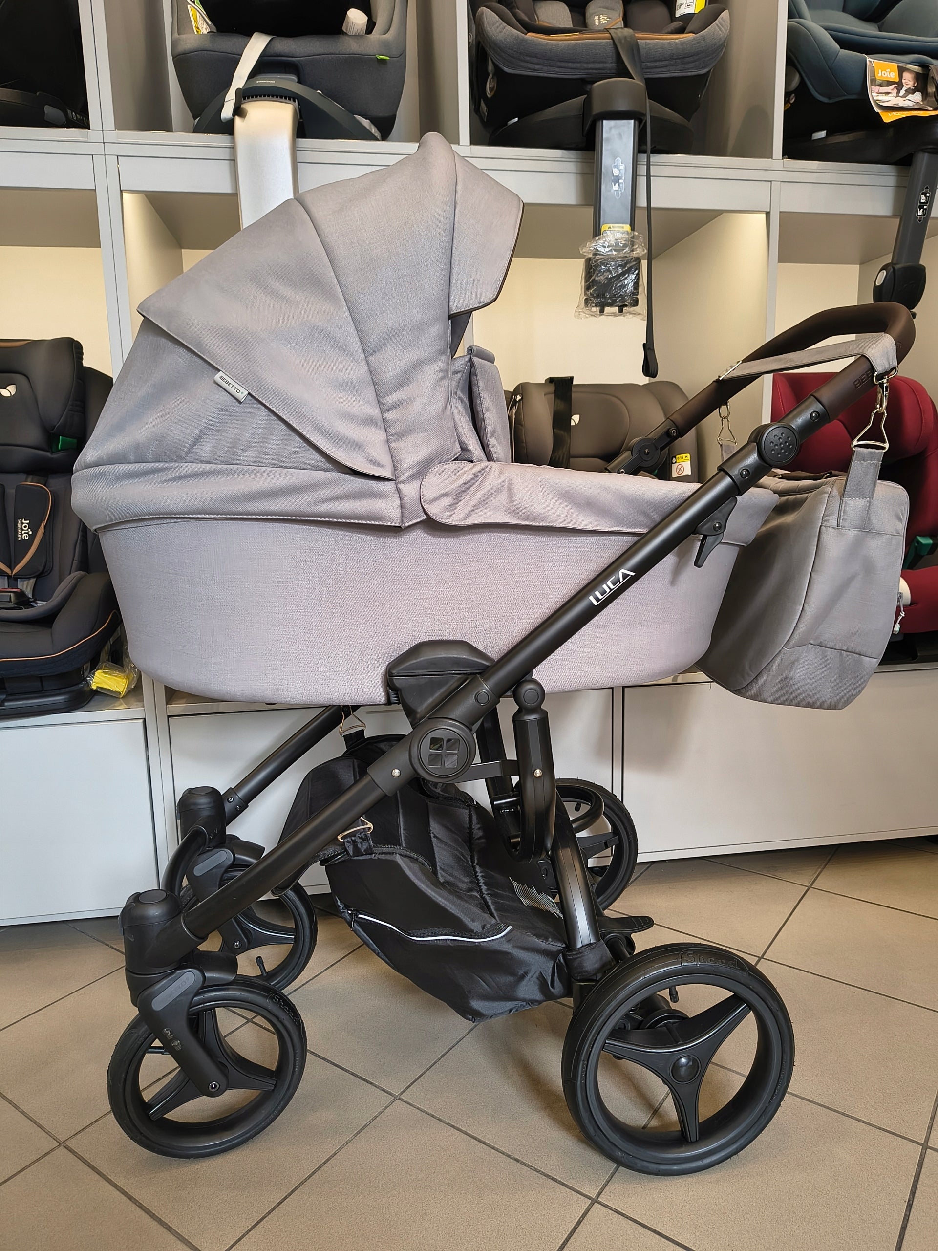 Trolley 2in1front rear BEBETTO LUCA New 35 Black Manufacturer code 5901497108536