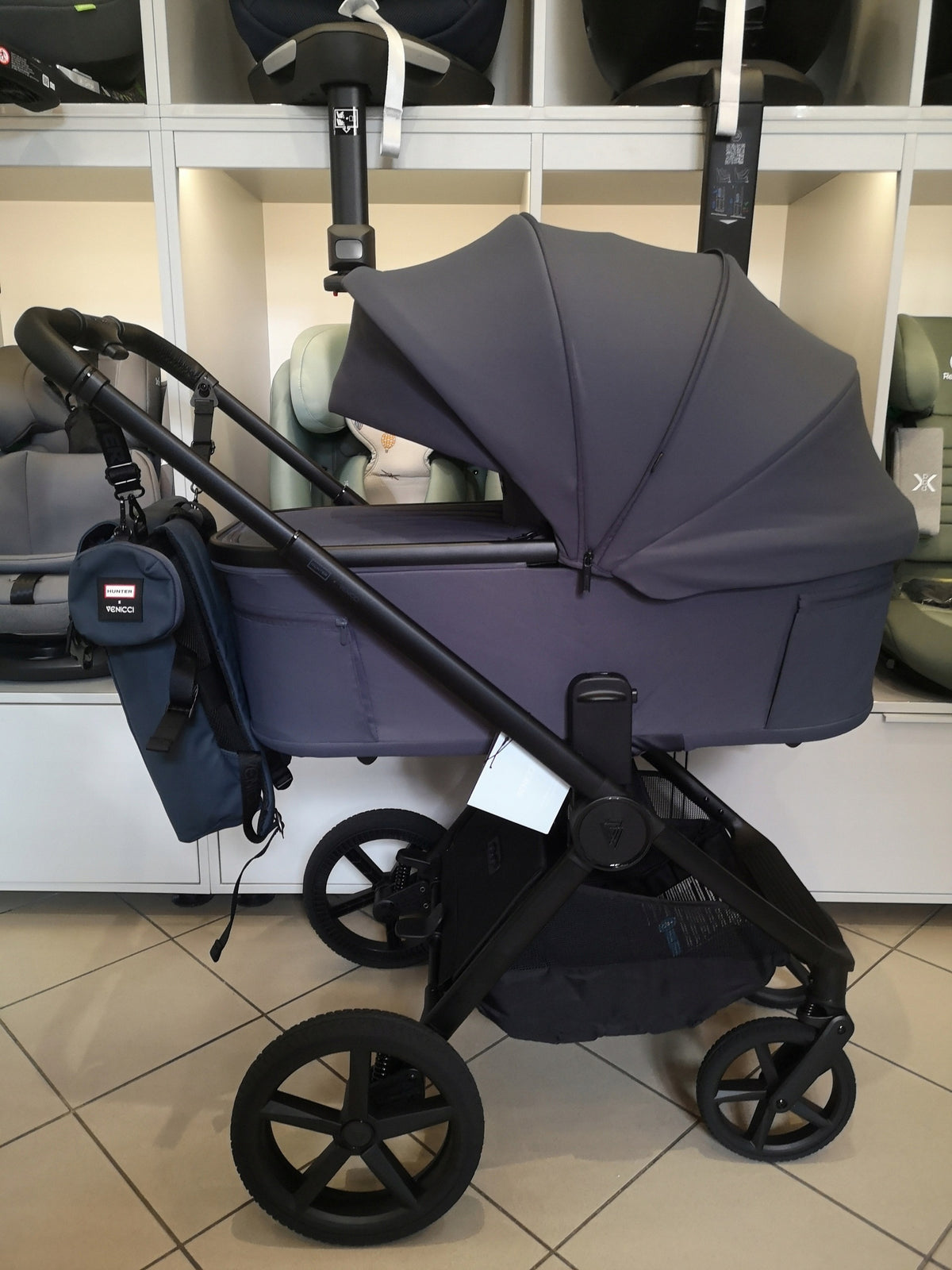 Trolley front rear Venicci UPline 3 Hunter baby 2in1 navy folding gondola Manufacturer code Upline Hunter x Venicci 3 Navy