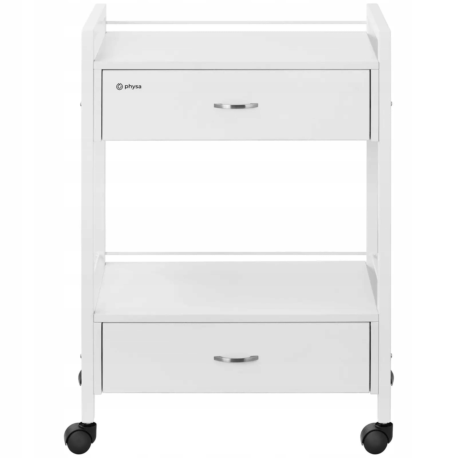Trolley hairdresser cosmetic helper 2 drawers 2 shelves 62.5 x 40 x 85.5 c Brand Physa