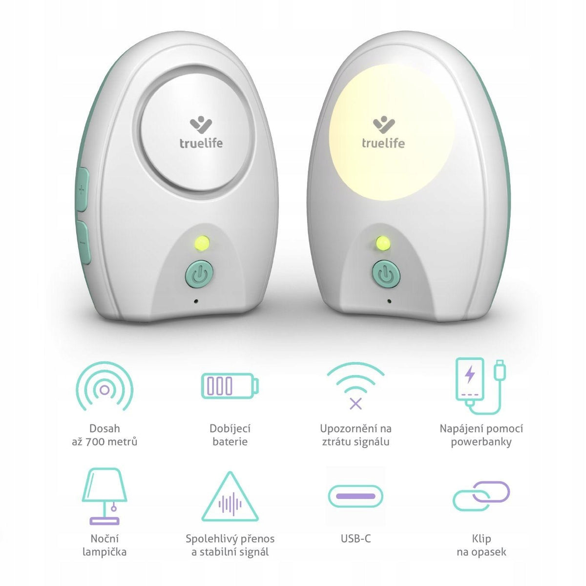 TrueLife NannyTone VM Pocket Product weight with unit packaging 0.36 kg