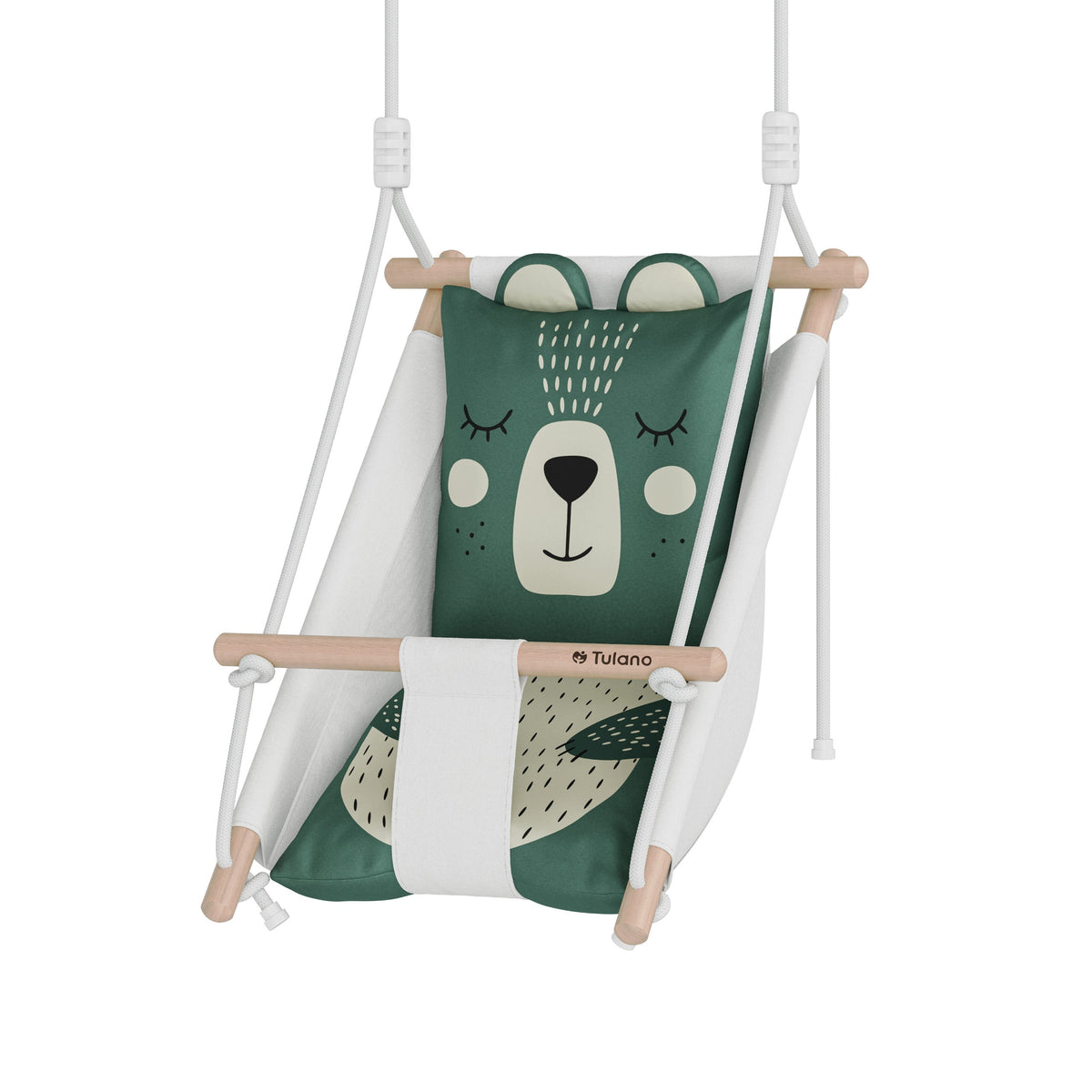Tulano SWING FOR CHILDREN 3in1 wooden LOUNGER CRADLE Hop 45 Bear Manufacturer code TN-HOP 45 BEAR