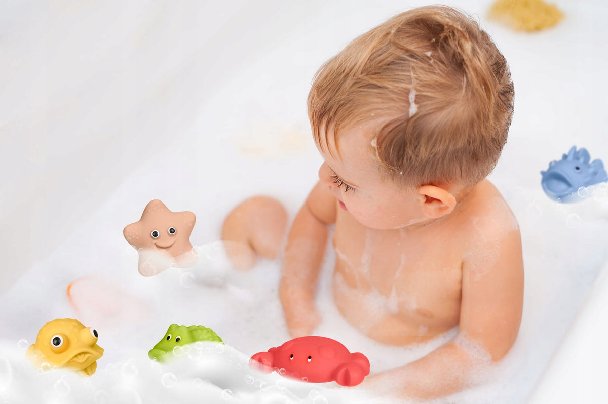 Tullo Bath Animals 5 Pcs Without Hole Hygienic Manufacturer code 522