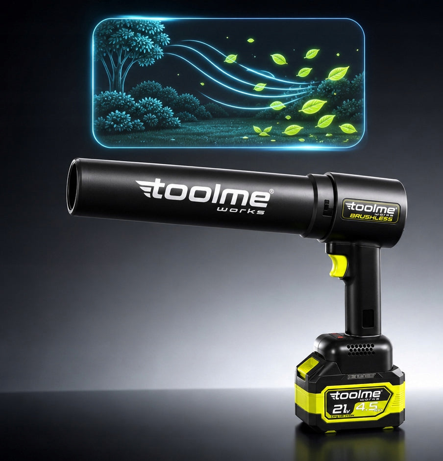 Turbo CORDLESS BLOWER for cleaning thuja leaves ELECTRIC TM110 Air velocity 200 km/h