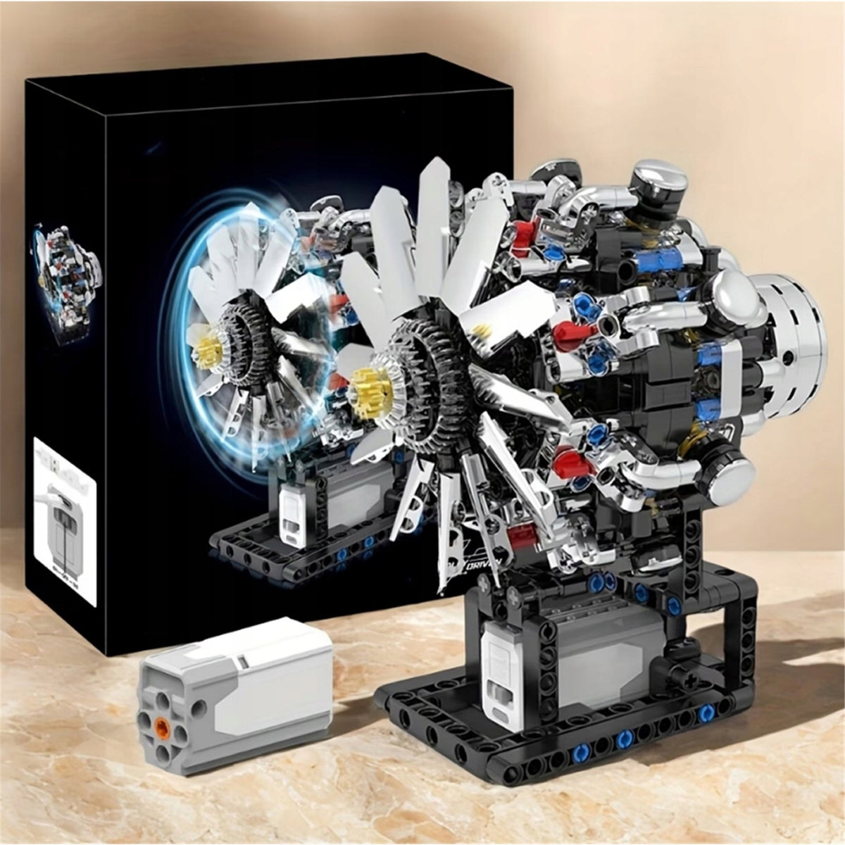 Turbofan Aircraft Engine Model Kit, Engine Model for Construction Brand no brand