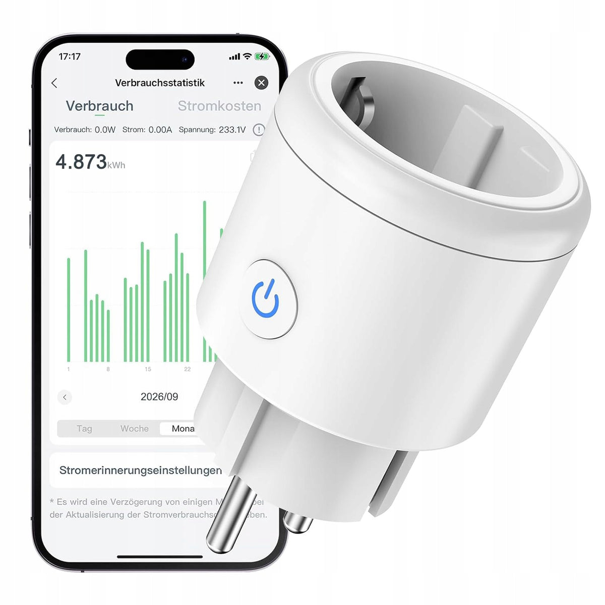 Tuya ALEXA Smart Plug 16A WiFi Smart Socket Current Measurement Wattmeter