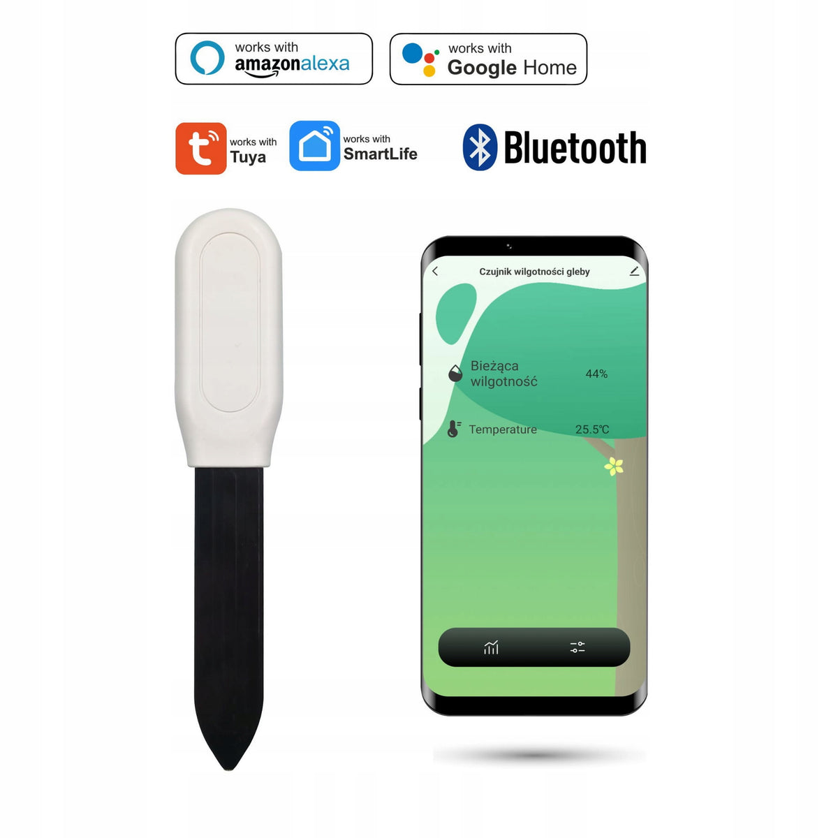 Tuya Bluetooth Soil Humidity and Temperature Sensor