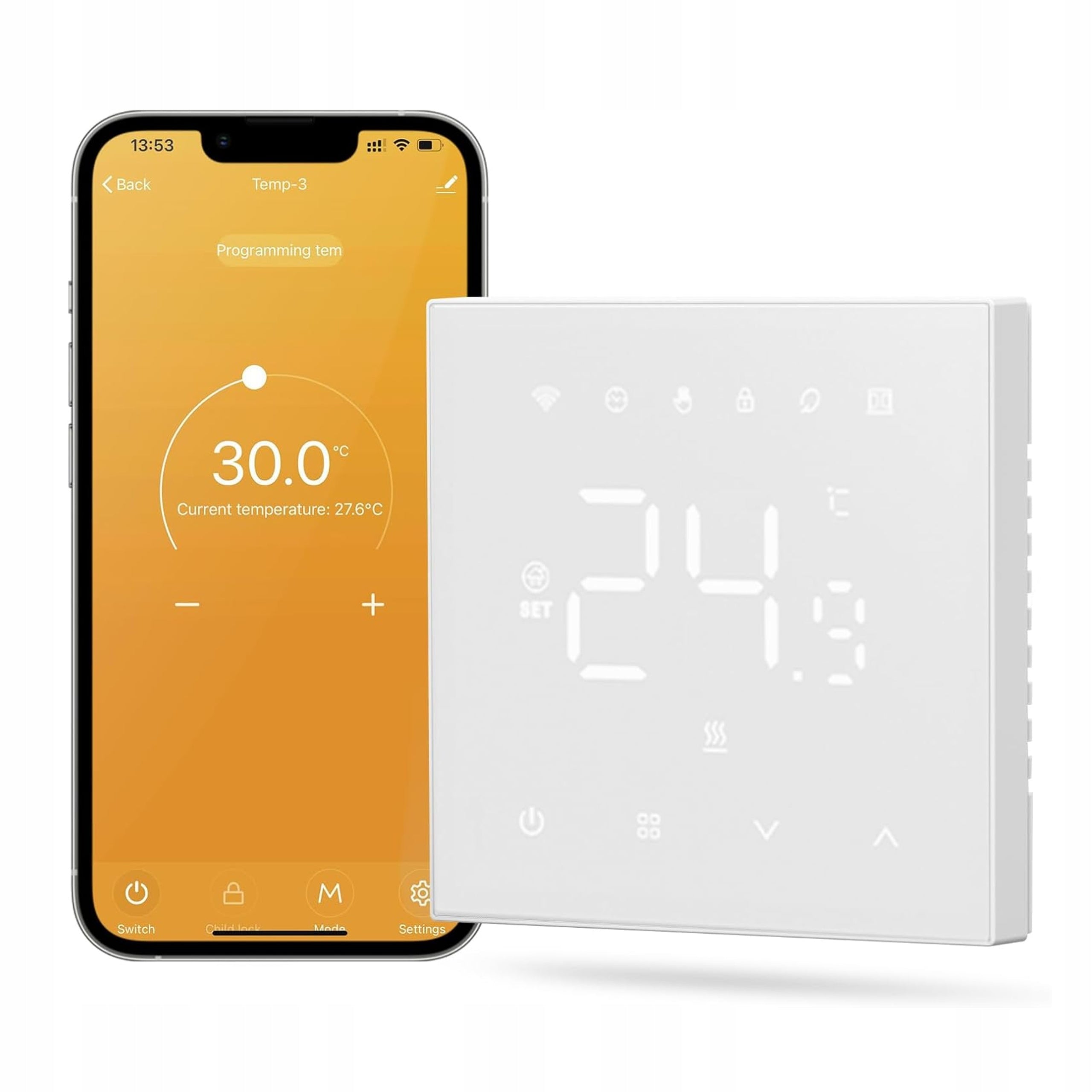 Tuya MIUCDA WiFi Thermostat for Floor Heating 3A