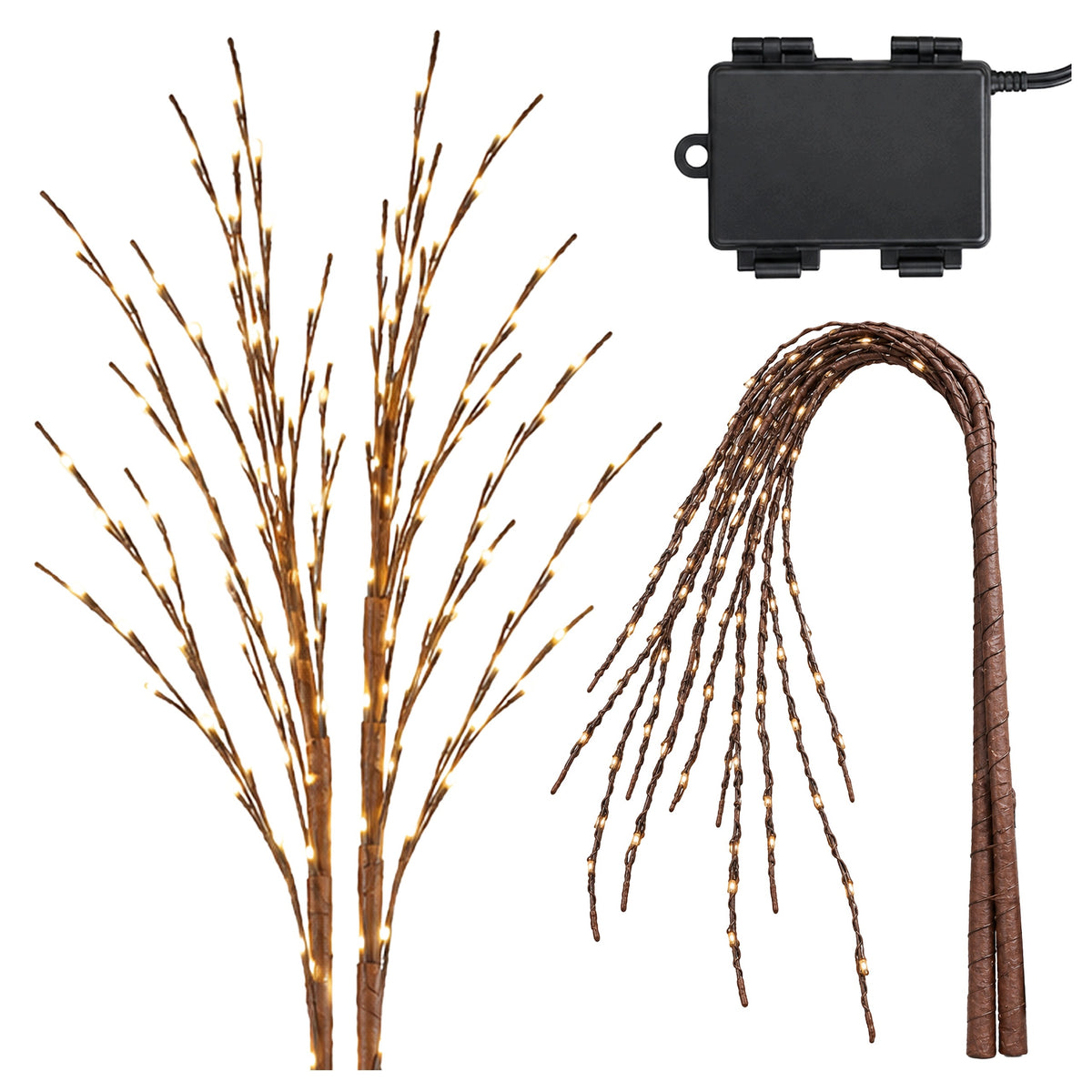 Twigs Led Christmas Decoration Christmas Ornament 2pcs.