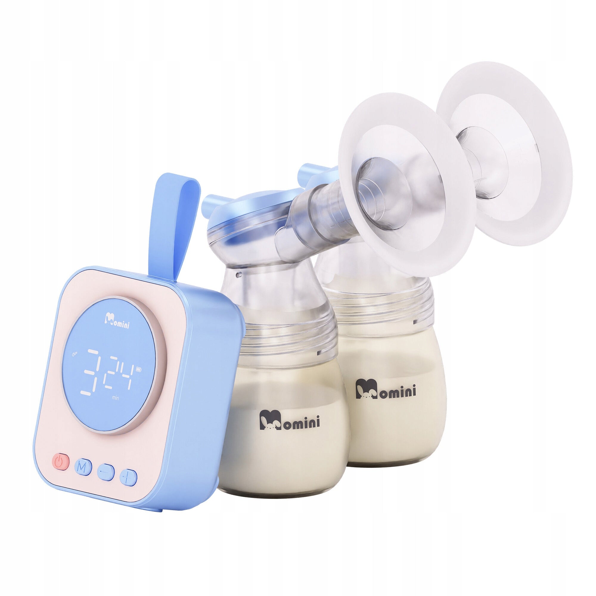 TwinPump Dual 4-Phase Electronic Breast Pump Momini