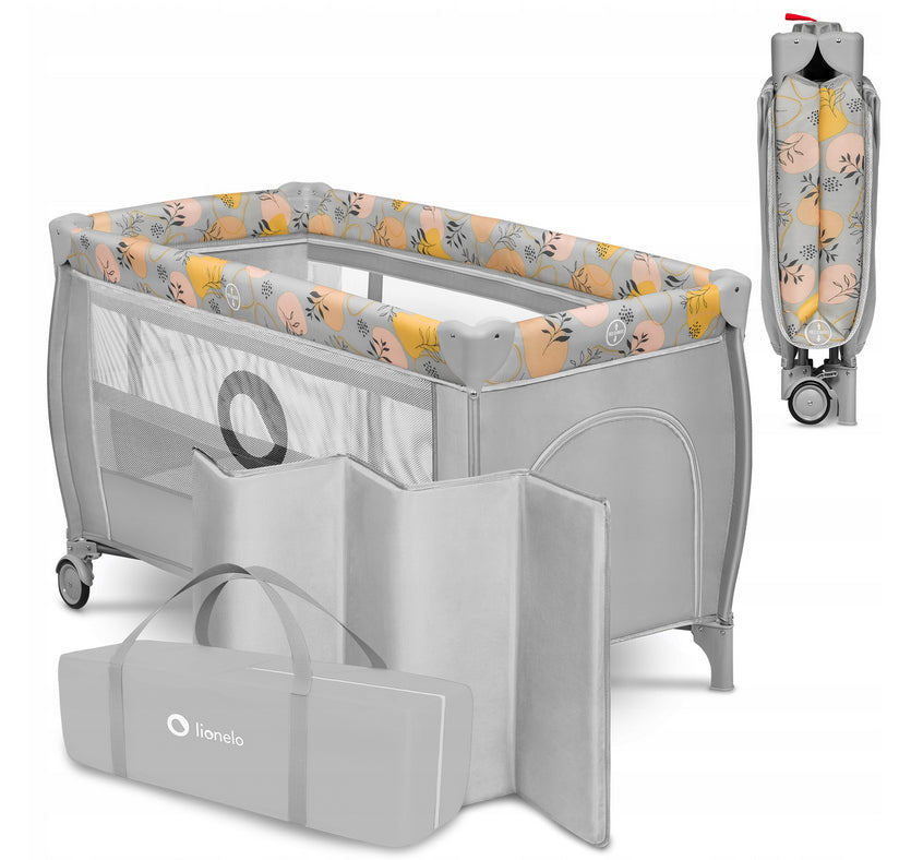 Two-level folding playpen Lionelo Stefi Plus