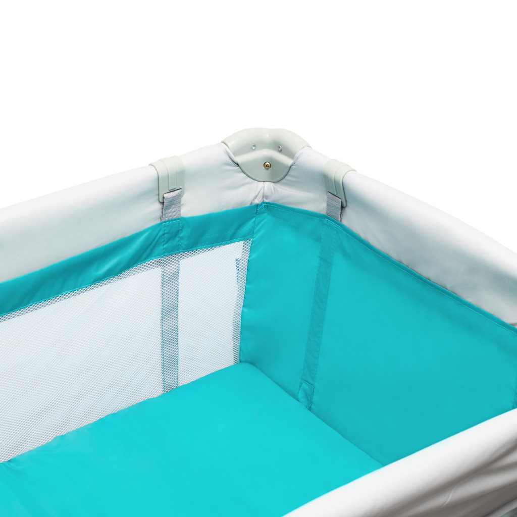 Two-level travel cot Baby Mix Elephants blue 60x120cm Brand Baby Mix