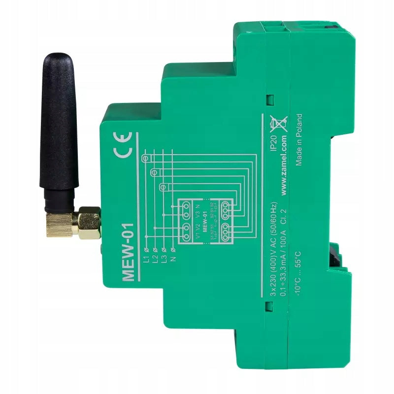Two-way monitor Energy Meter 3-phase SUPLA MEW-01 - ZAMEL Packaging status original