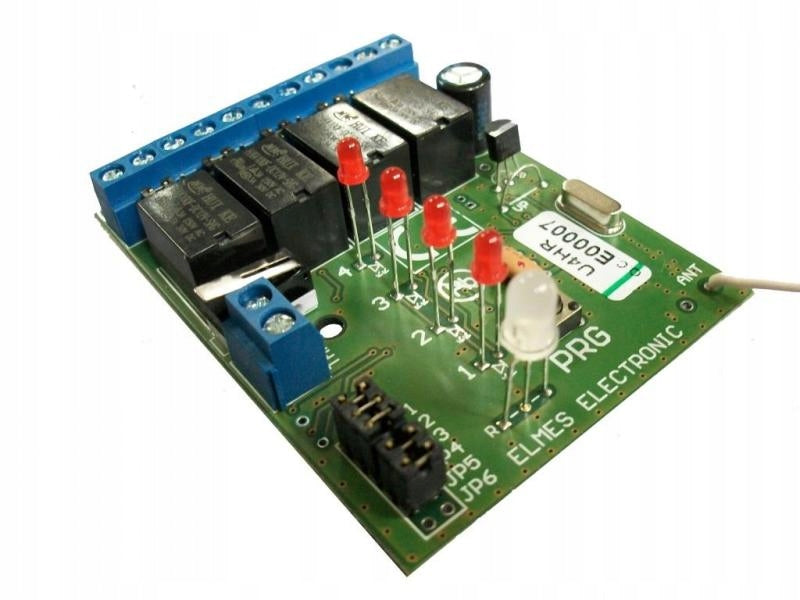 U4HR (24V) - 19-32=VDC or 19-27~VAC 4-channel radio receiver - ELMES Manufacturer code U4HR 19-32VDC lub 19-27VAC ODBIORNIK rad