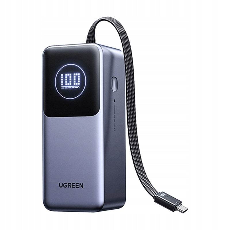 UGREEN PB723 Powerbank 20000mAh USB 2x USB-C Built-in USB-C Cable 130W