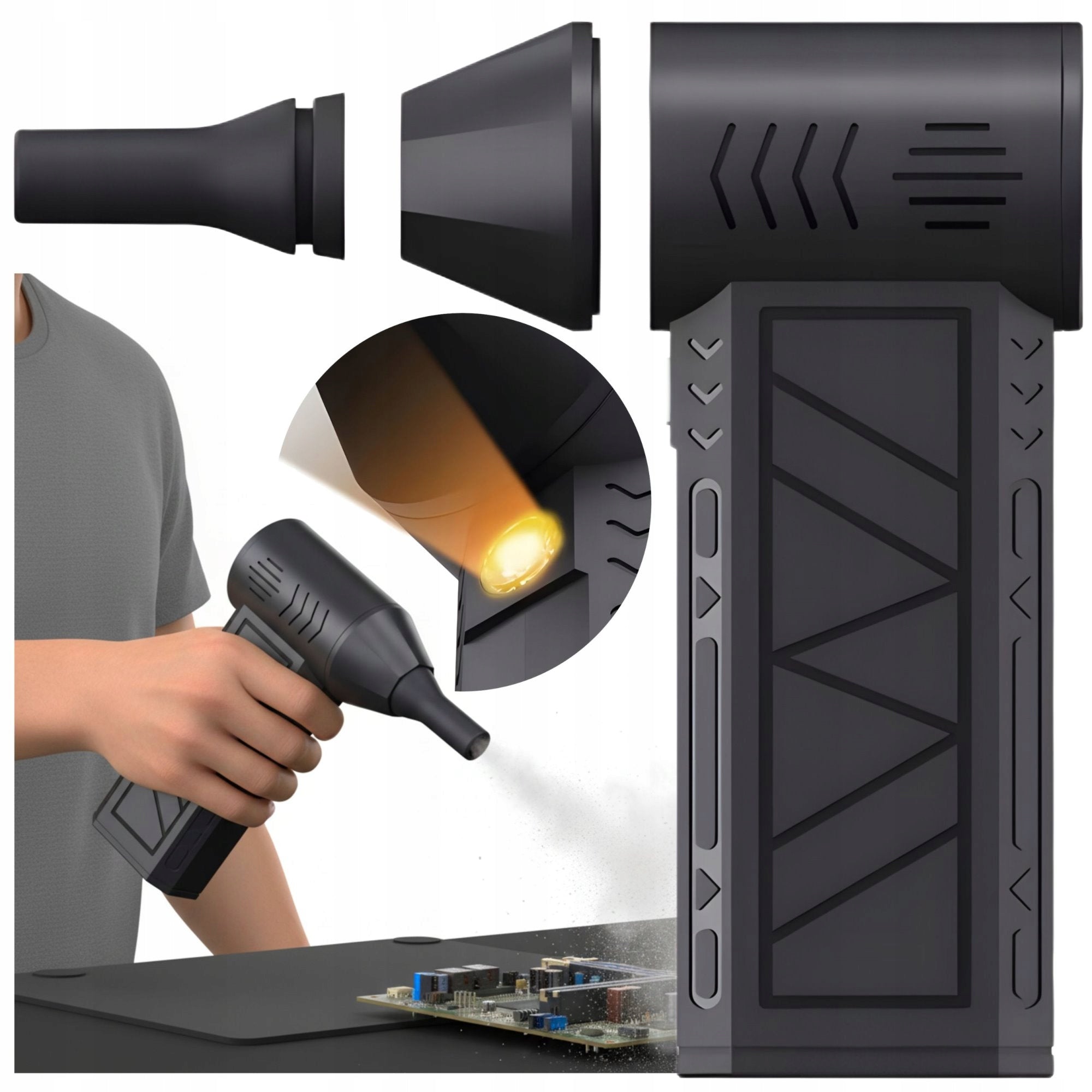 ULTRA-EFFICIENT WIRELESS ELECTRIC DUST BLOWER WITH TURBO WIND