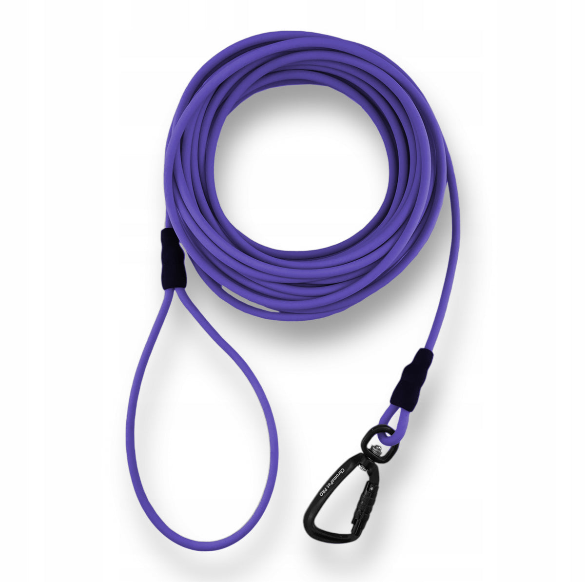 ULTRA LIGHTWEIGHT training rope for dogs biothane 10M Ultra Violet 6mm