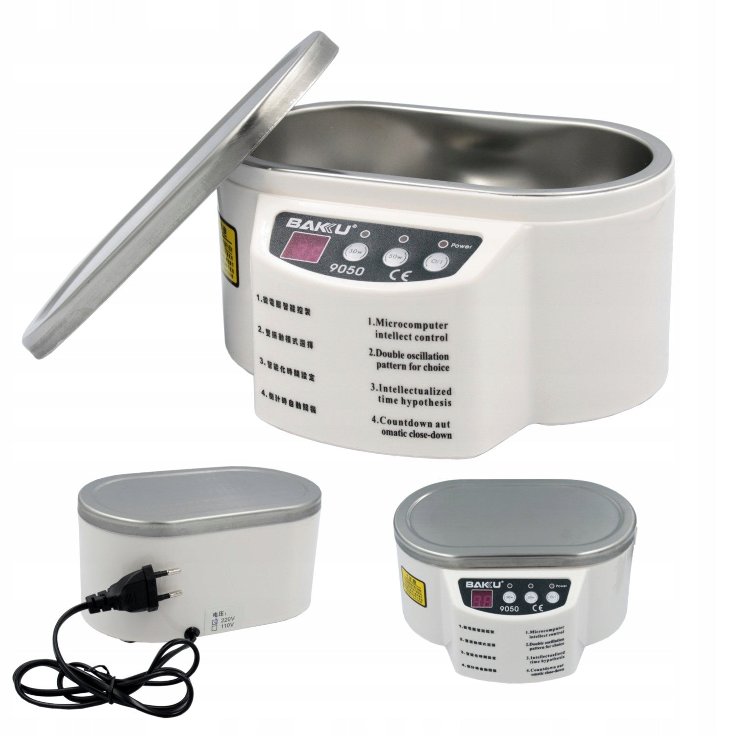 ULTRASONIC CLEANER 0.6L STERILIZER FOR WASHING TOOLS MANICURE JEWELRY