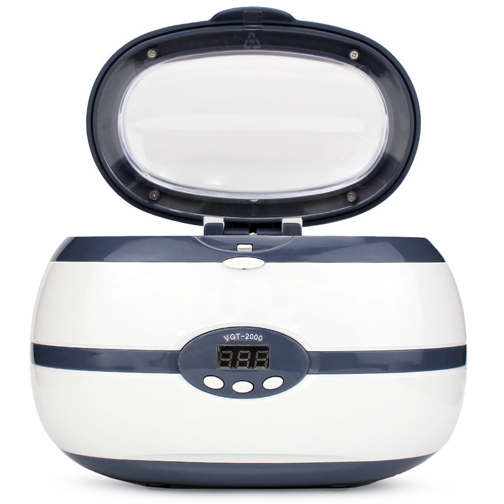 ULTRASONIC CLEANER STERILIZER JEWELRY 600ML COSMETIC MANICURE