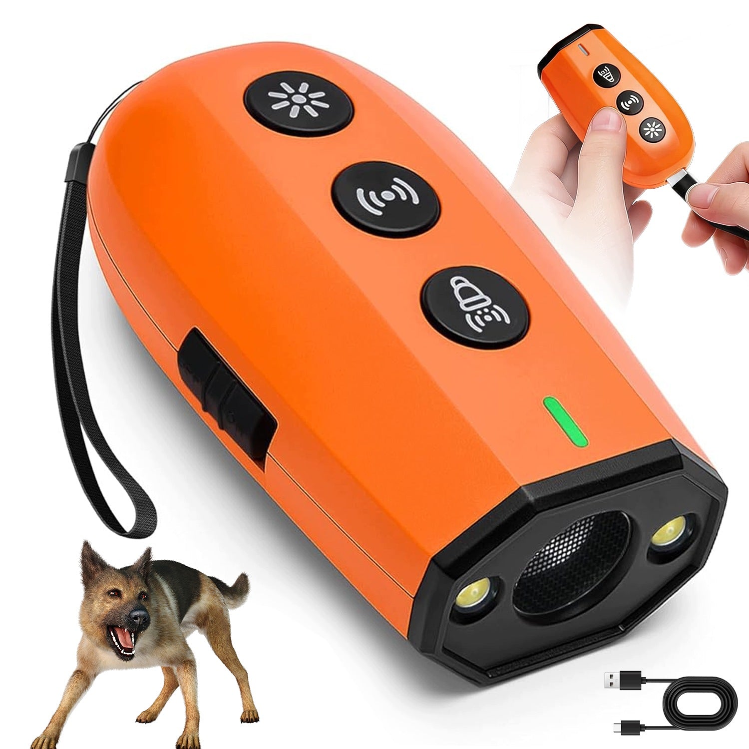 ULTRASONIC DOG BARKING CONTROLLER WITH 400MAH BATTERY
