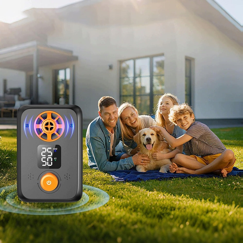 ULTRASONIC DOG BARKING REPELLENT PORTABLE SMALL LED TRAINER Manufacturer code 762647847690