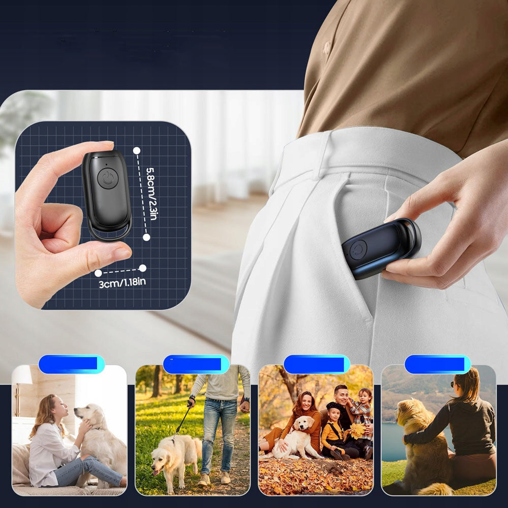 ULTRASONIC DOG REPELLENT BARKING DETERRENT WITH LED FLASHLIGHT Packaging status original