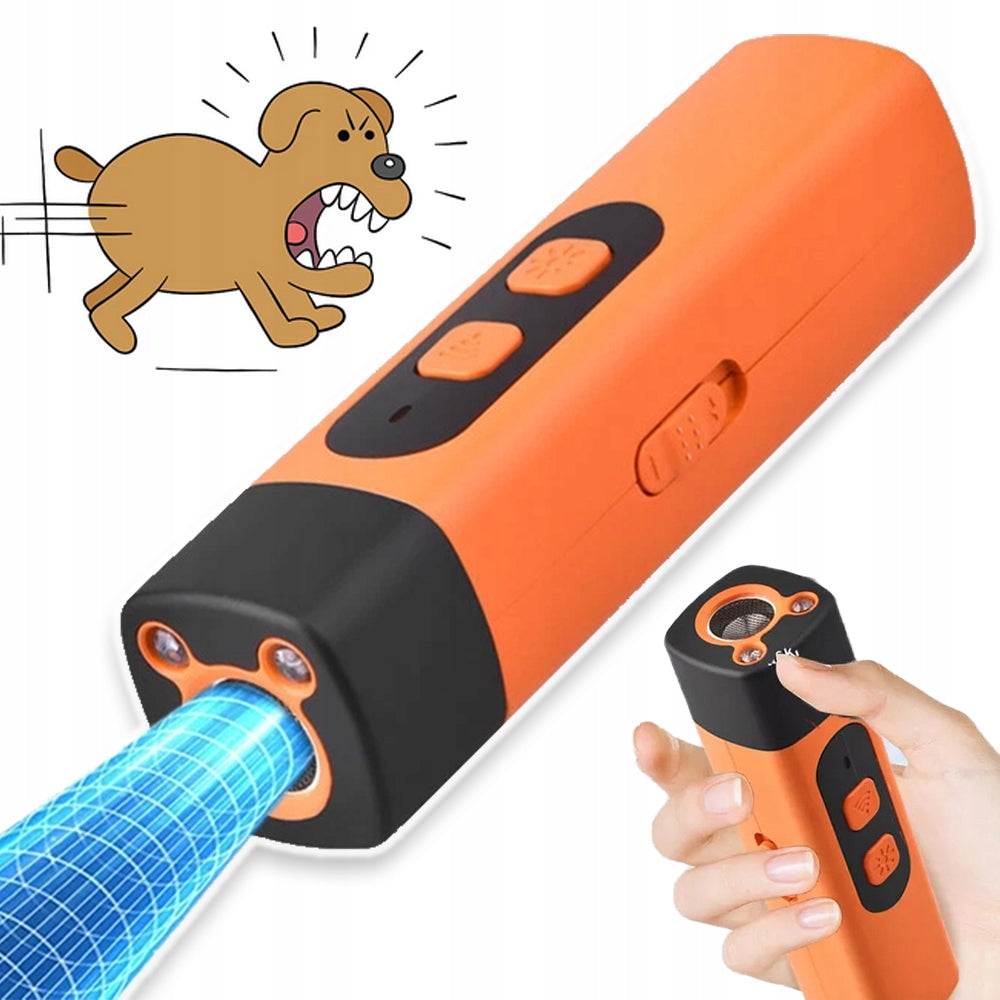 ULTRASONIC DOG REPELLENT DOG ELECTRIC TRAINER WITH LED FLASHLIGHT
