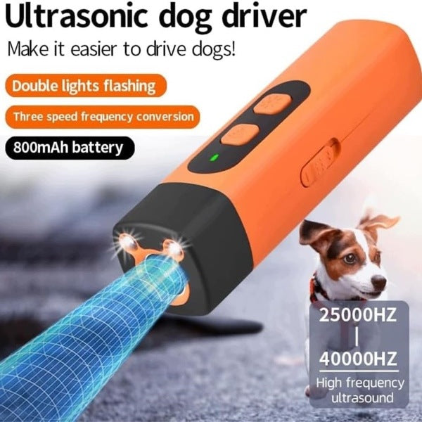 ULTRASONIC DOG REPELLENT TRAINER ANTI BARKER 10M