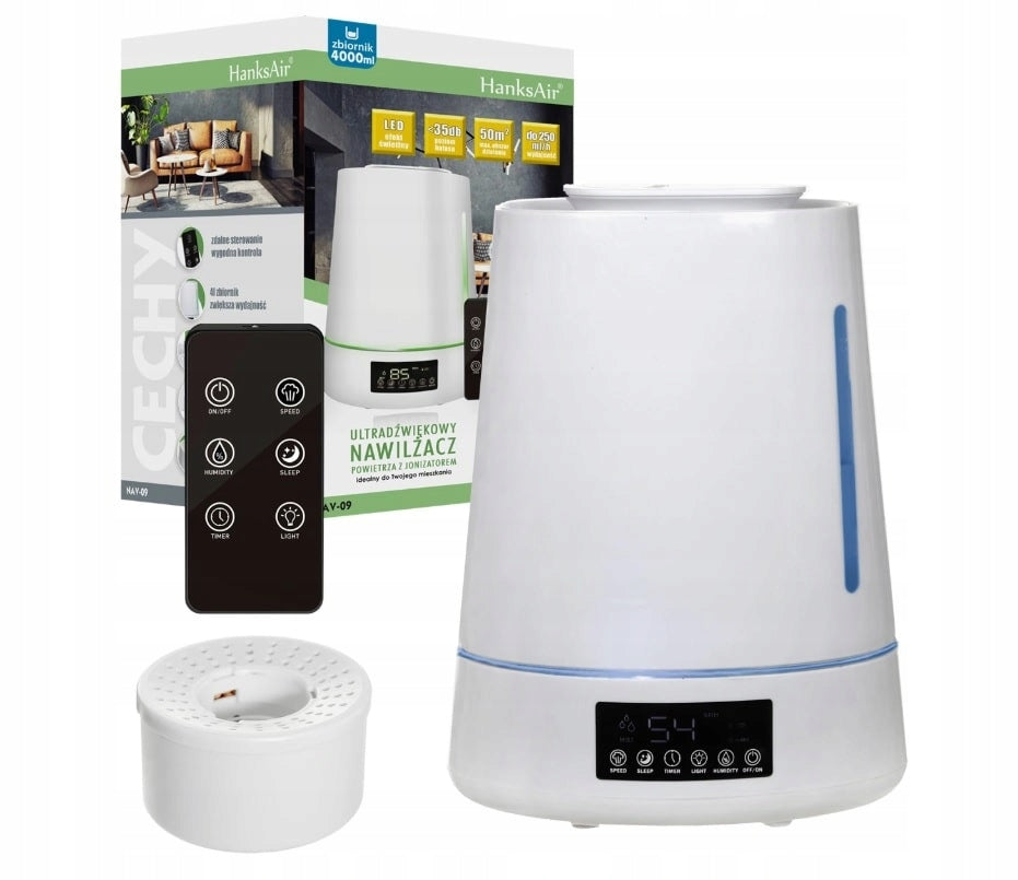 ULTRASONIC HUMIDIFIER ART Hanks-AIR 4 L NAW-09