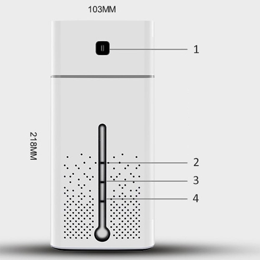 ULTRASONIC HUMIDIFIER LAMP AROMATHERAPY AROMA DIFFUSER Manufacturer code NAWILŻACZ DYFUZOR WATER CUBER PROTONE