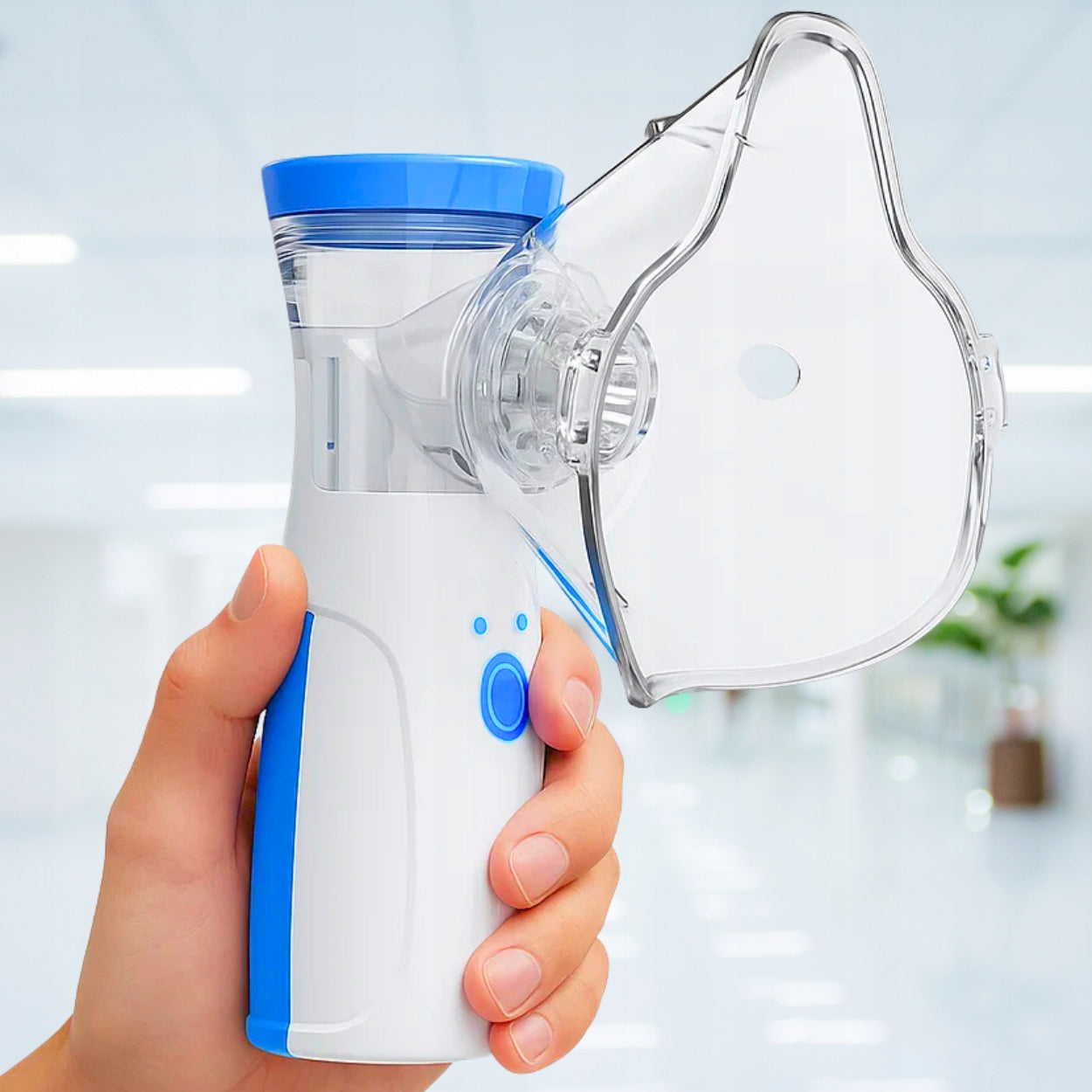 ULTRASONIC NEBULIZER PORTABLE INHALER FOR ADULT CHILDREN ON USB Manufacturer code INHALATOR ULTRADŹWIĘKOWY NEBULIZATOR MEMFLOW