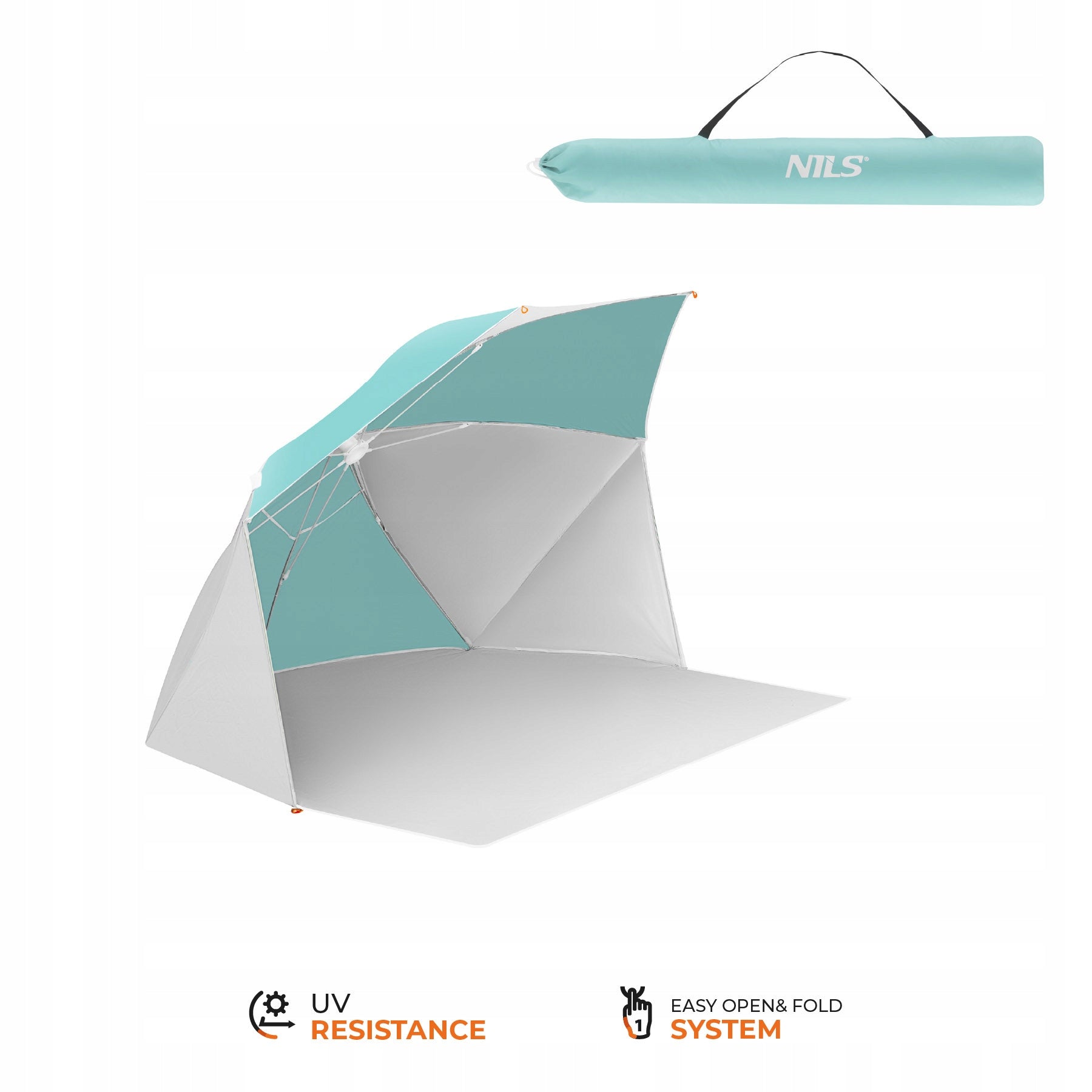 UMBRELLA BEACH TENT FOR BEACHES BEACH SCREEN GARDEN UV FILTER 2IN1 Manufacturer code 15-04-069