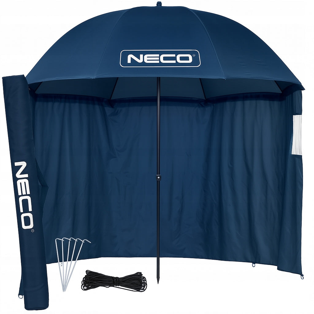 UMBRELLA FISHING TENT WATERPROOF LARGE WITH COVER 220CM NECO BLUE EAN (GTIN) 5906293491271