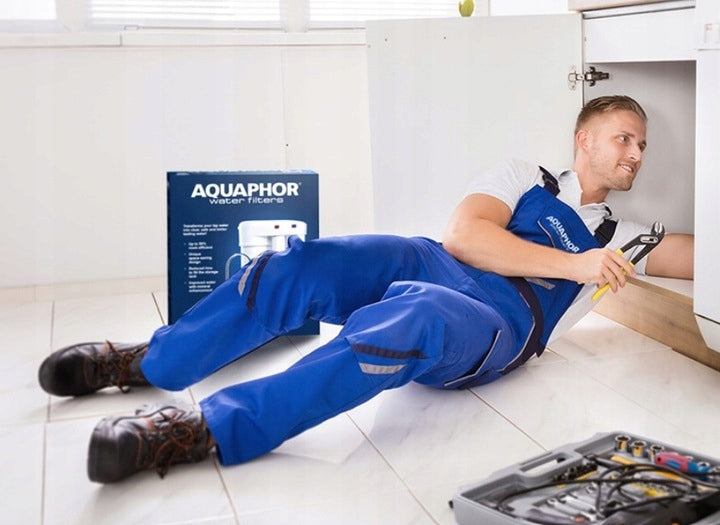 UNDER-SINK FILTER AQUAPHOR CRYSTAL A WITH SPOUT FOR FILTERED WATER Certificates of conformity CE
