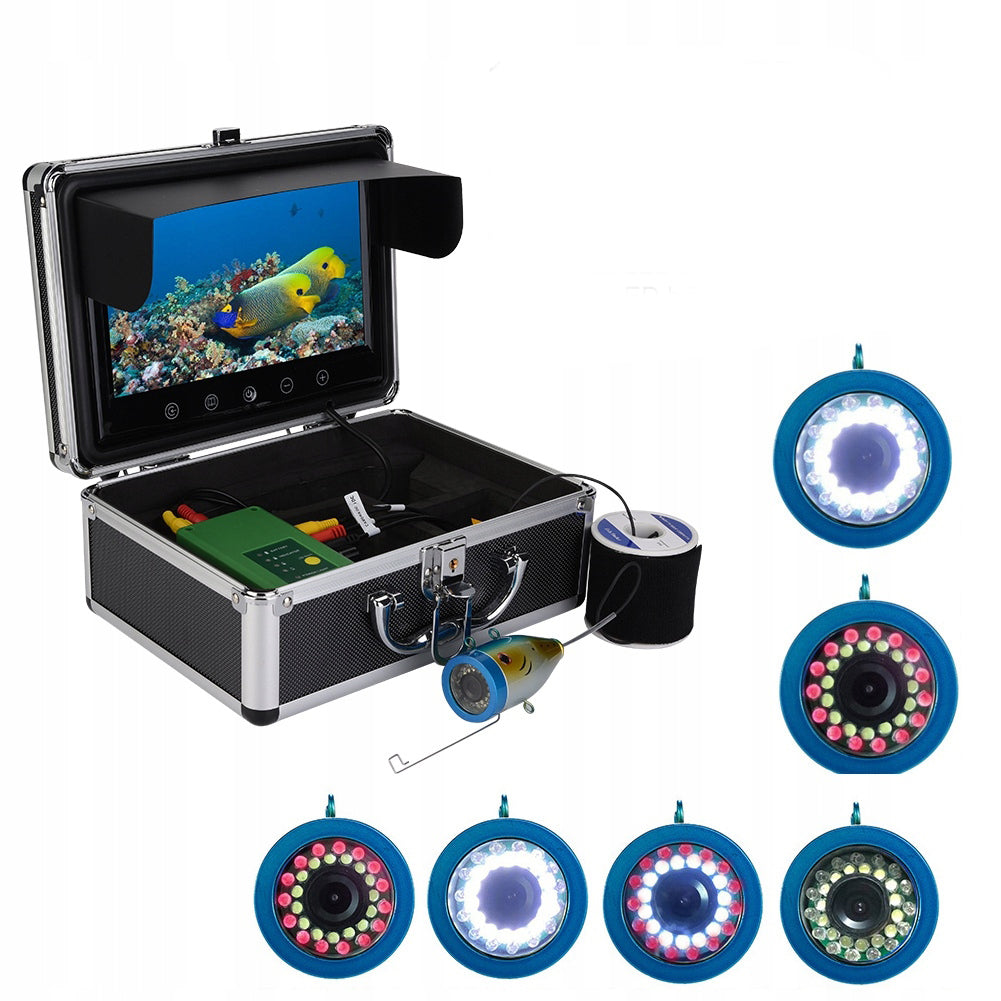 UNDERWATER FISHING CAMERA 9" LCD MONITOR 30m FISH DETECTOR BATTERY 4.0 Brand no brand