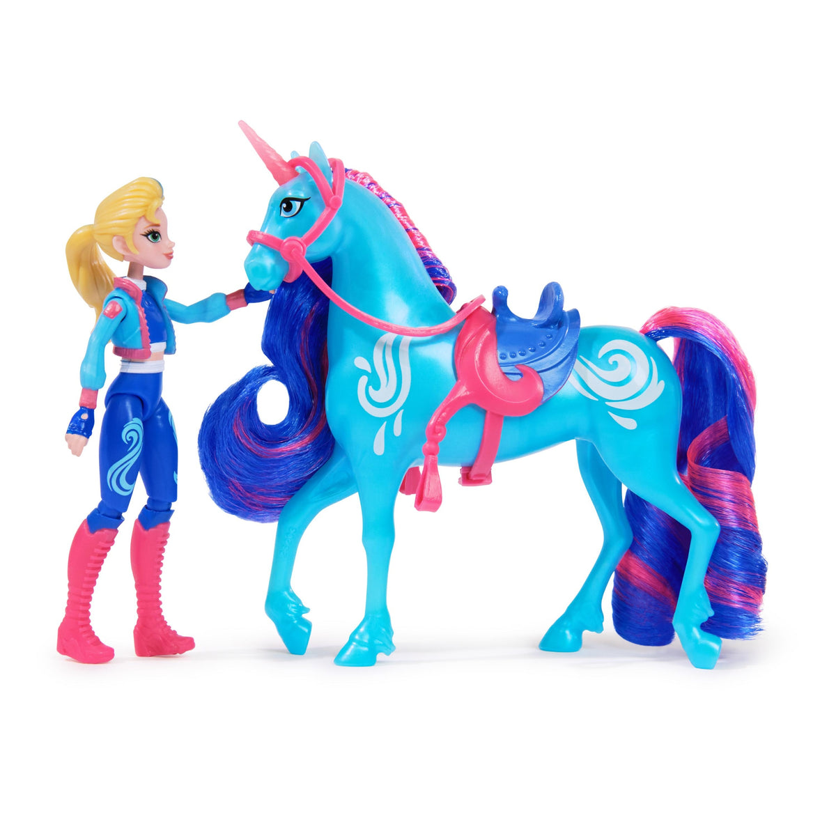 UNICORN ACADEMY ISABEL AND RIVER SET HORSE UNICORN DOLL Brand Spin Master
