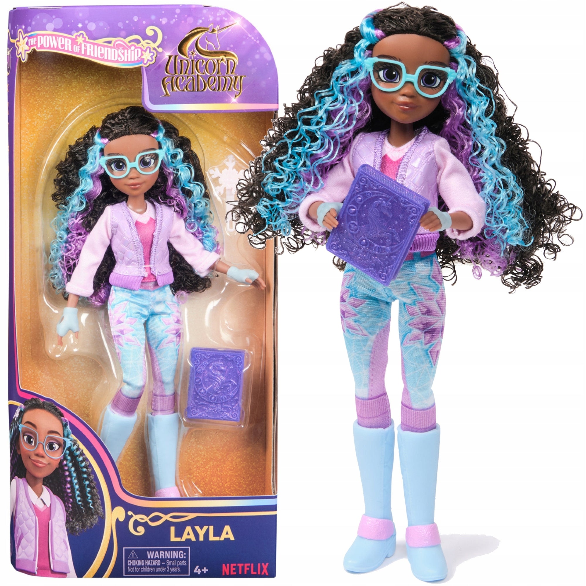 UNICORN ACADEMY SET LAYLA DOLL + ACCESSORIES 24 CM UNICORN ACADEMY