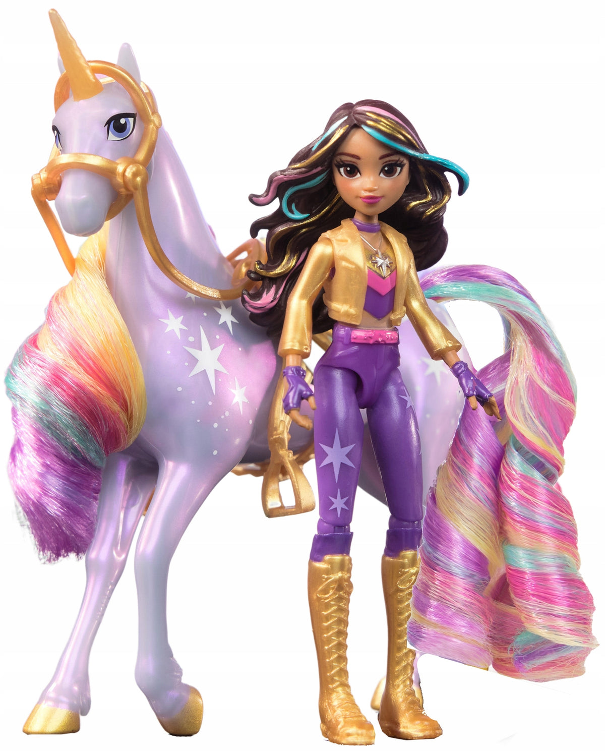 UNICORN ACADEMY SET WILDSTAR FIGURINE AND SOPHIA UNICORN ACADEMY DOLL Packaging status original