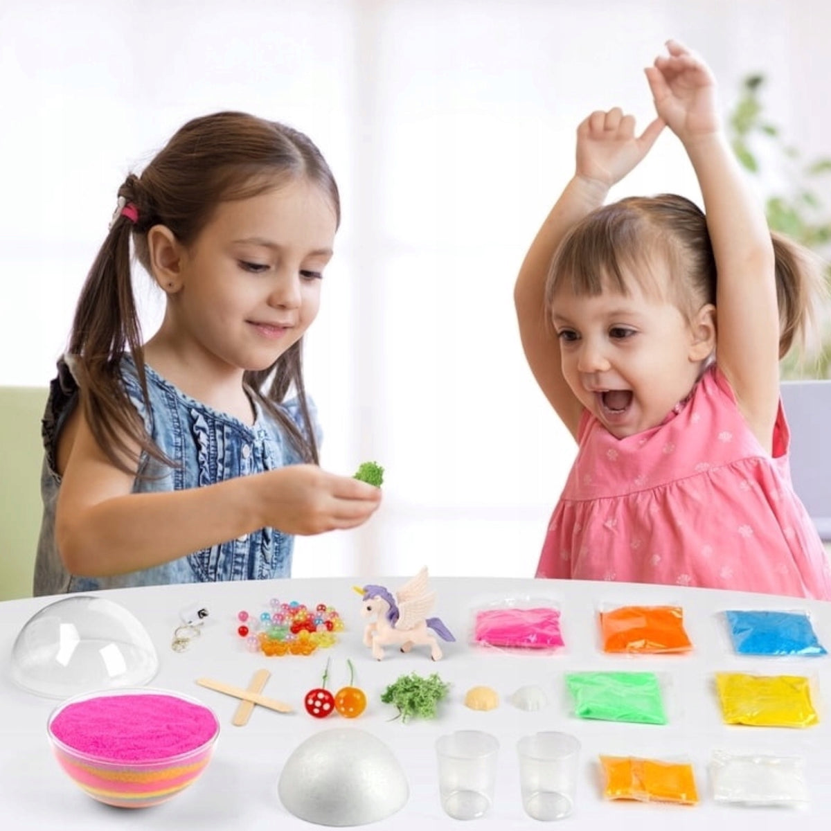 UNICORN CREATIVE SET TO CREATE CRYSTAL TERRARIUM DIY FOR CHILDREN Brand no brand