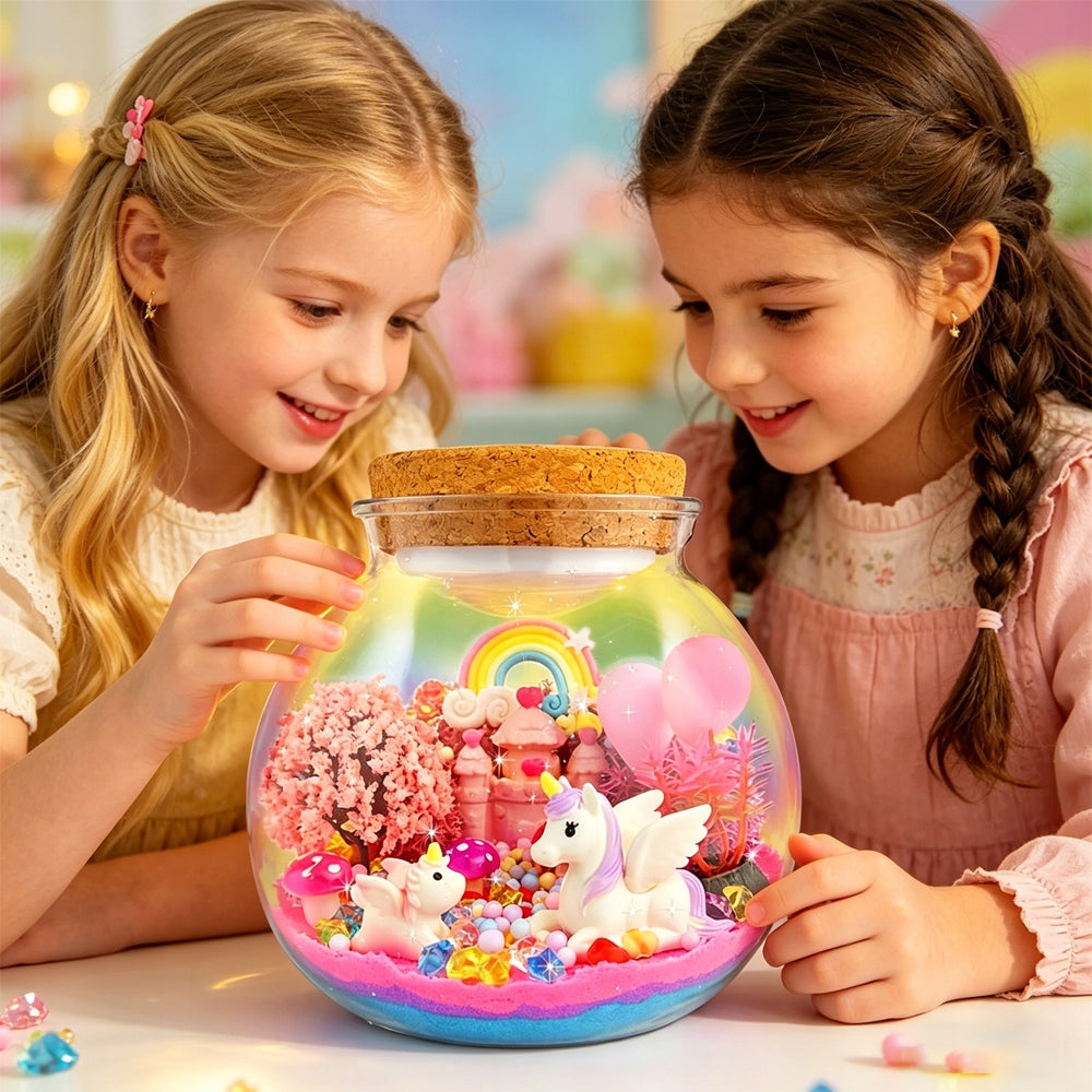 UNICORN SET CREATIVE TERRARIUM NIGHT LIGHT Kind multifunctional