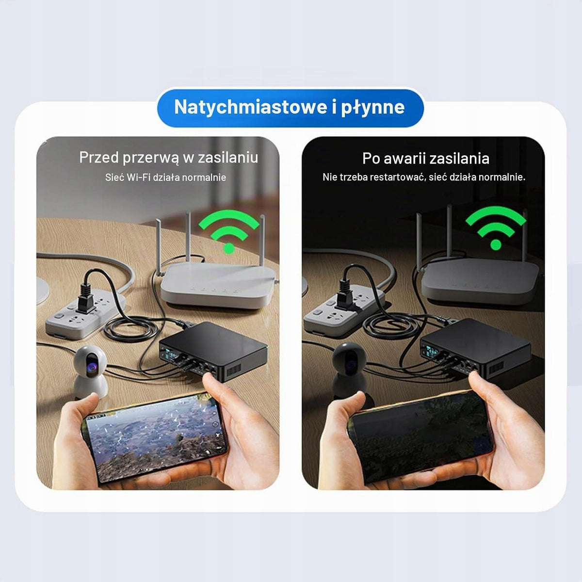 UNINTERRUPTIBLE POWER SUPPLY 18000MAH MINI UPS CURRENT CONSTANT PROTECTION HOME OFFICE Manufacturer code 5908182974582