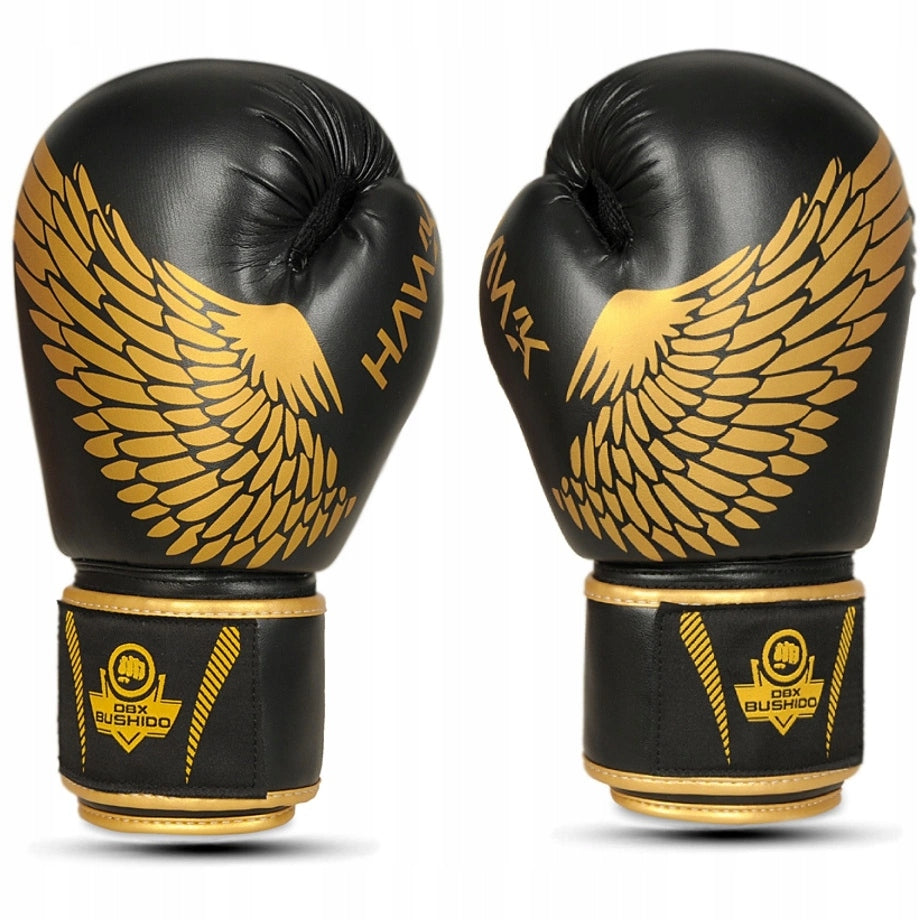 UNIVERSAL BOXING GLOVES FOR SPARRING AND BAG GOLD 10 oz